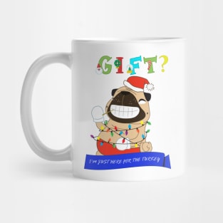 Pugs love X'Mas just for the turkey Mug